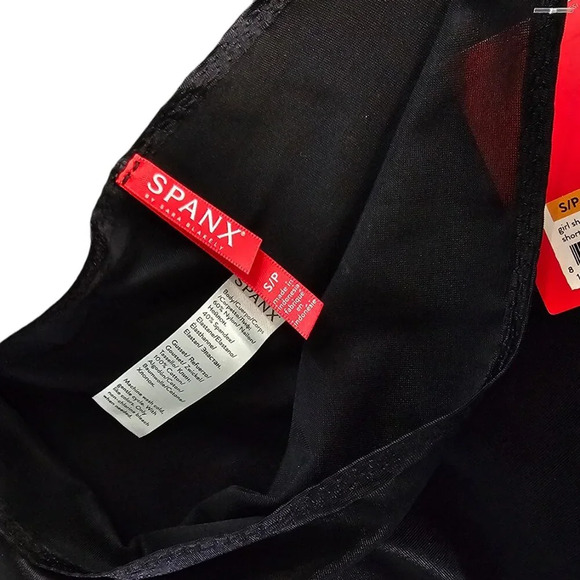 SPANX Shape Invisible Girl Short Black Size Small NWT Lightweight Sheer Smooth - Picture 6 of 8
